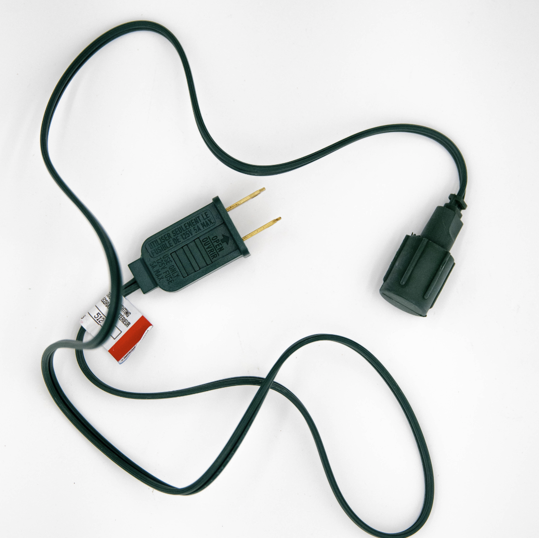 12" Coaxial Power Cord - Individual