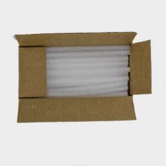 707R510 Full Size 10" Clear High Strength Glue Sticks - 5 lb Box