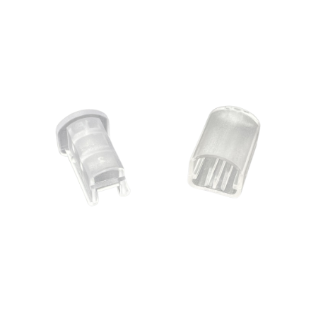 Slide Cap - Clear - 25PK
