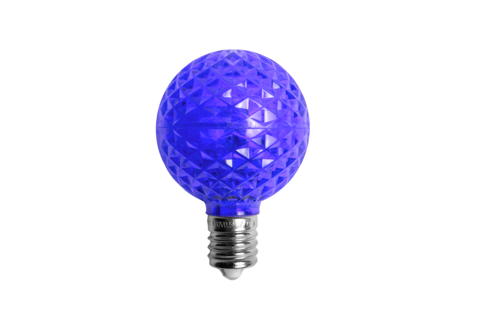 Minleon G50 LED Faceted Bulbs - #50 - Blue