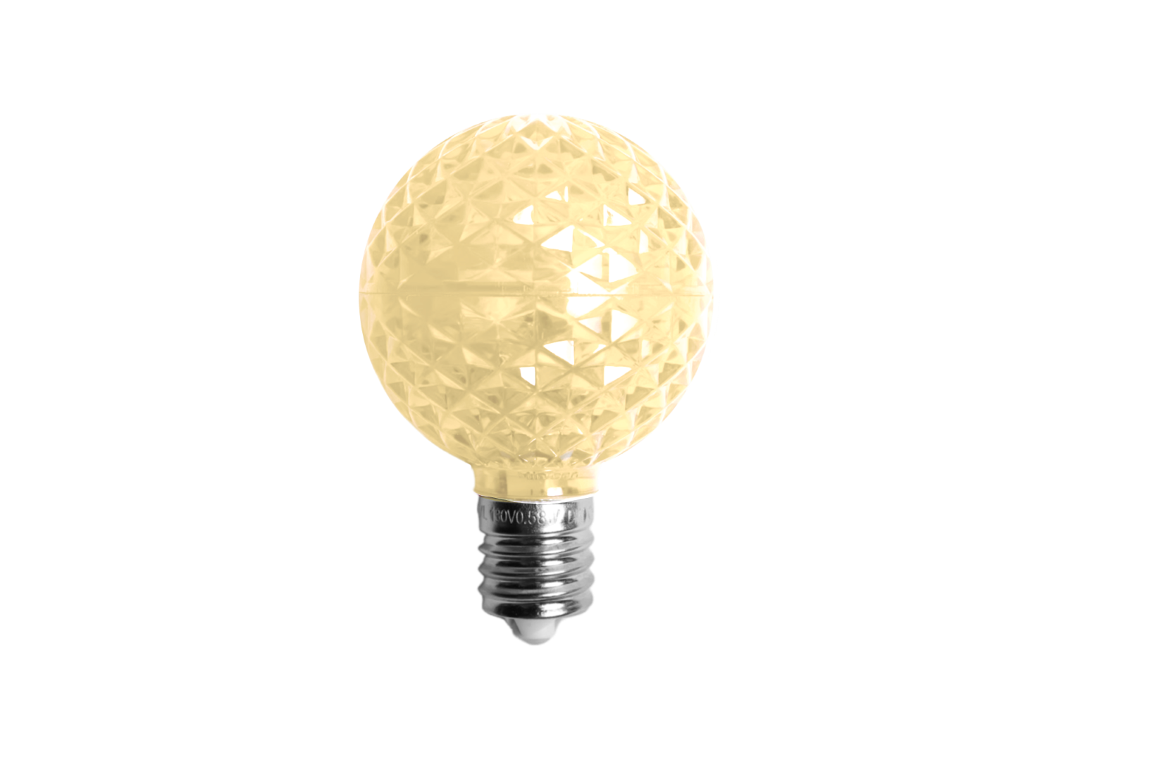 Minleon G50 LED Faceted Bulbs - #50 - Sun Warm White