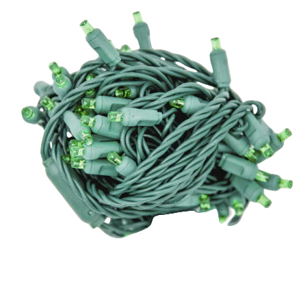 LED 70L 5MM BALLED - Green - 4"