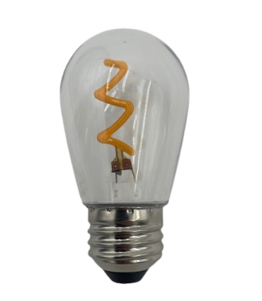 S14 Lightening Filament Bulb - E26 - #25/Box