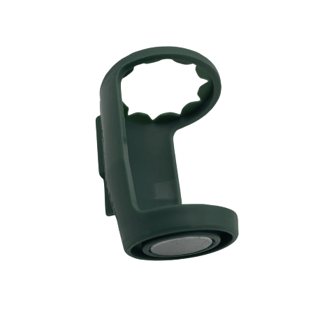 Minleon C7/C9 Magnetic Clip Bottom Mount -  Green - 25PK