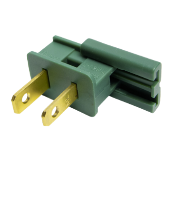 Minleon Male Slide Plug - Green - 25PK