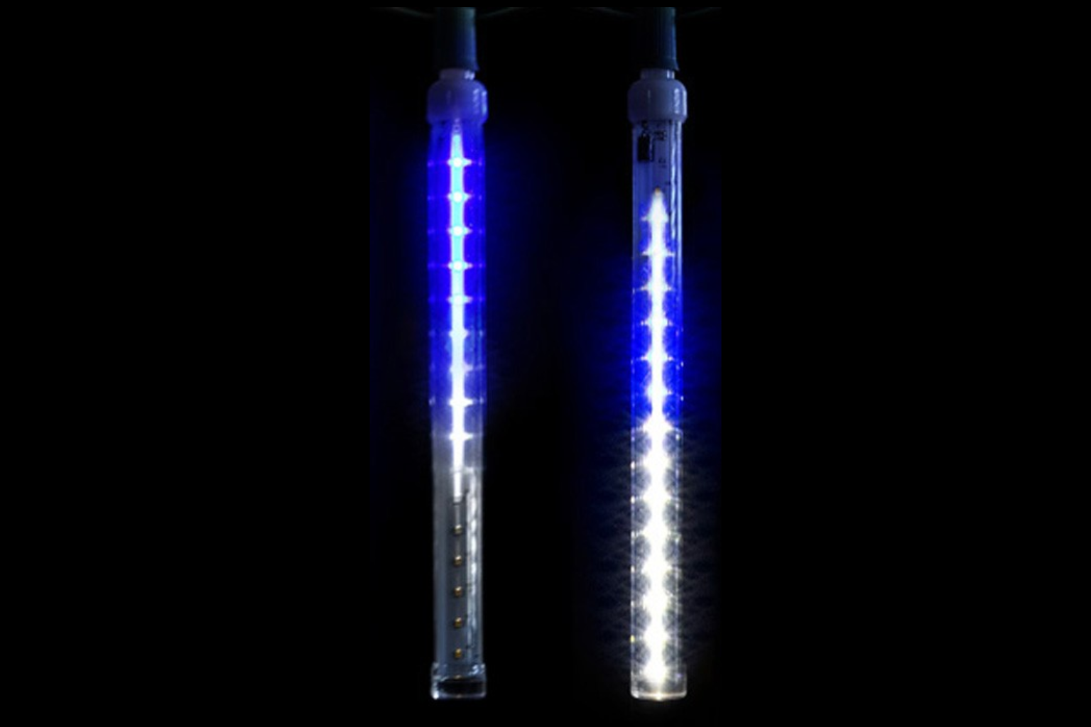 36" Snow Falls - Pure White/Blue