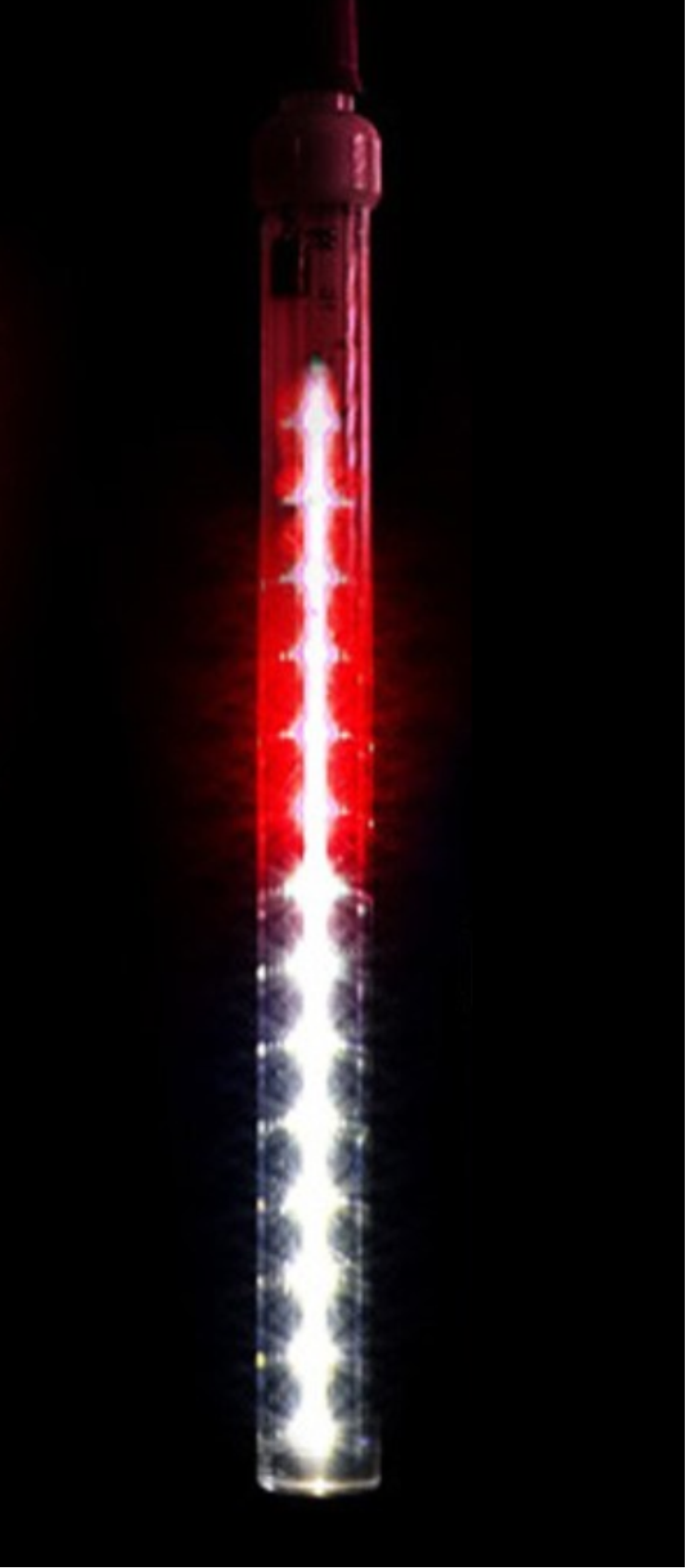 36" Snow Falls - Pure White/Red