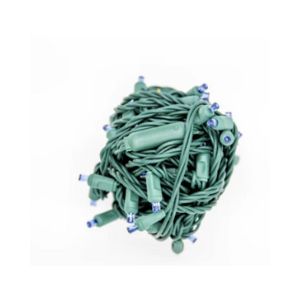 LED 50 Light 5MM BALLED - Blue - 6"