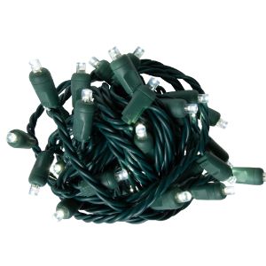 LED 50L 5mm Balled Mini Lights - Coaxial Connection - Warm White