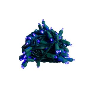 LED 5mm Balled Mini Lights - Coaxial Connection - Blue