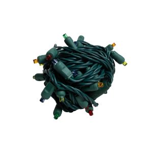 LED 50L 5mm Balled Mini Lights - Coaxial Connection - Multi