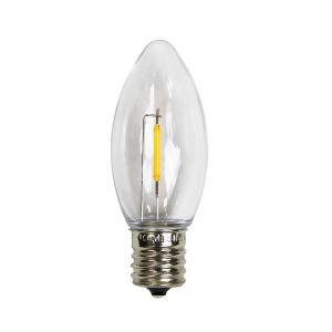 LED C9 Transparent - (Single) FILAMENT 25PK - Warm White