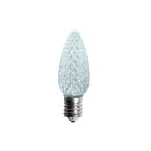 Minleon LED C9 Transparent - Faceted  25PK - Cool White