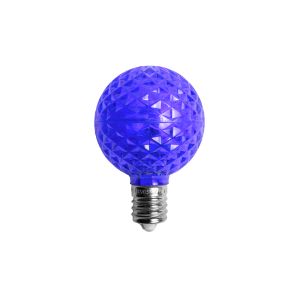 Minleon G50 LED Faceted Bulbs - #50 - Blue
