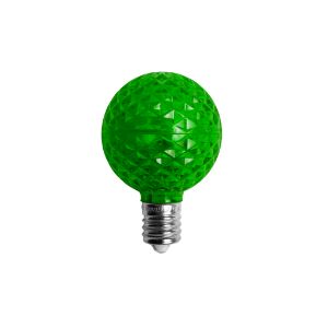 Minleon G50 LED Faceted Bulbs - #50 - Green