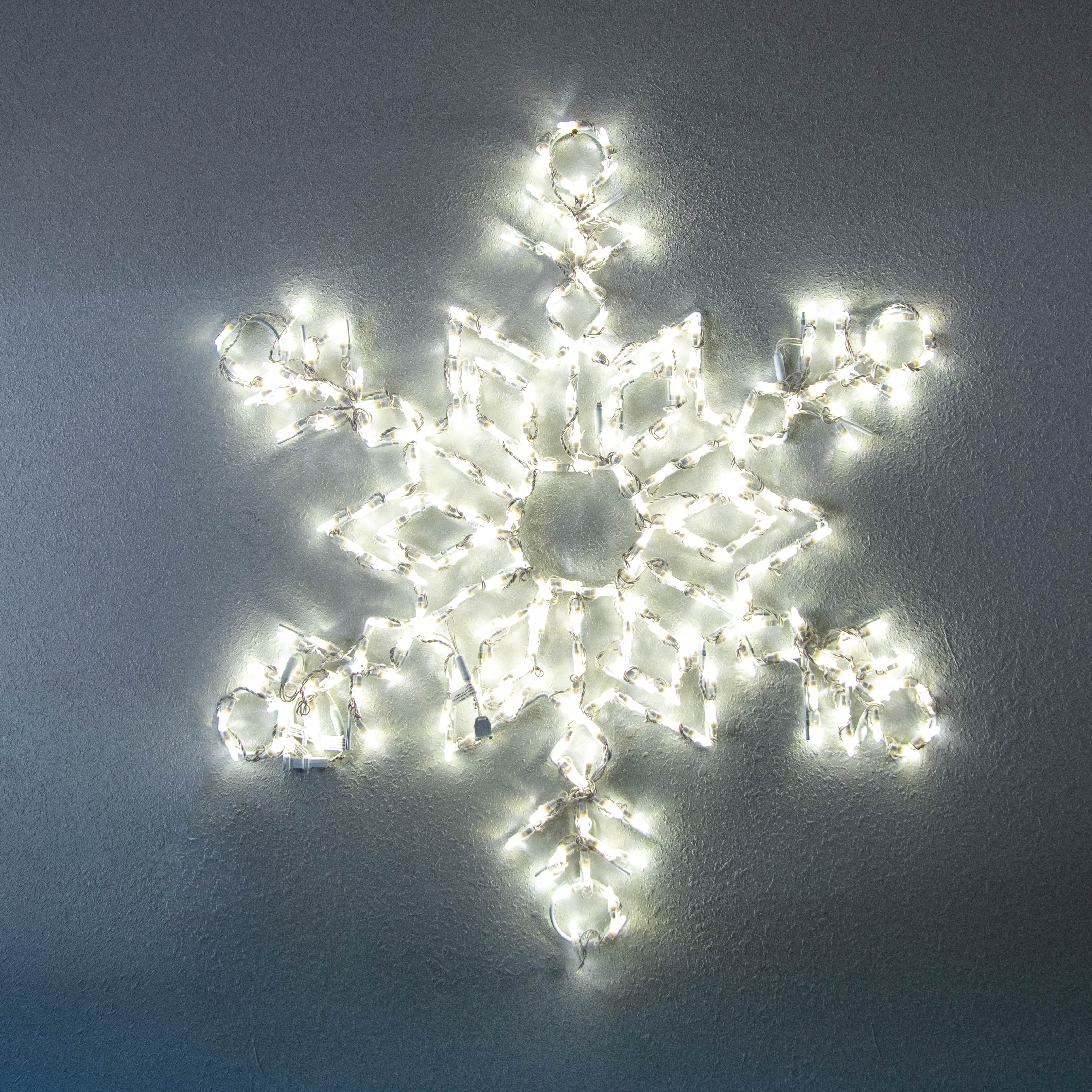 pure white led snow crystal