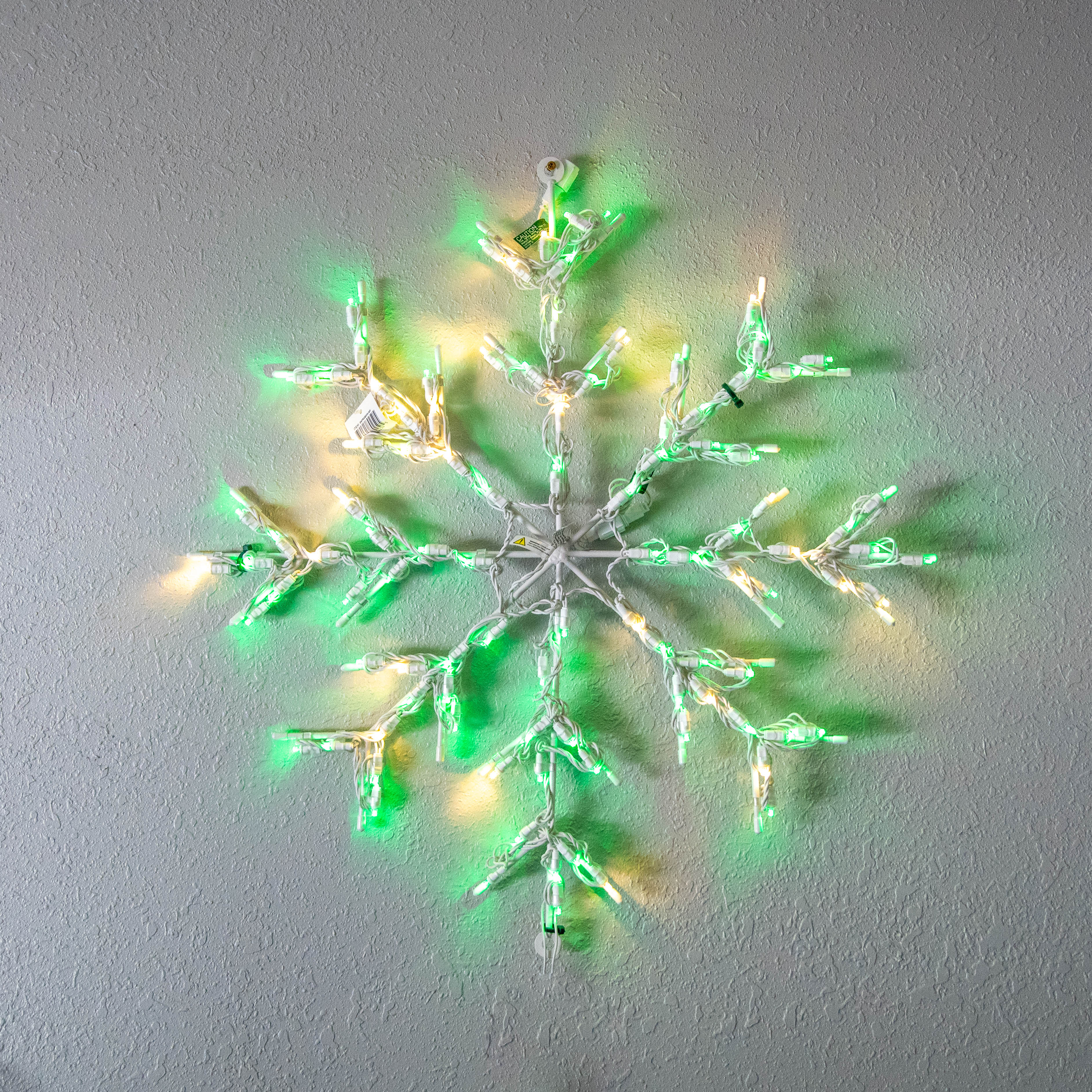 LED RGB Snowflake 30" - Warm White