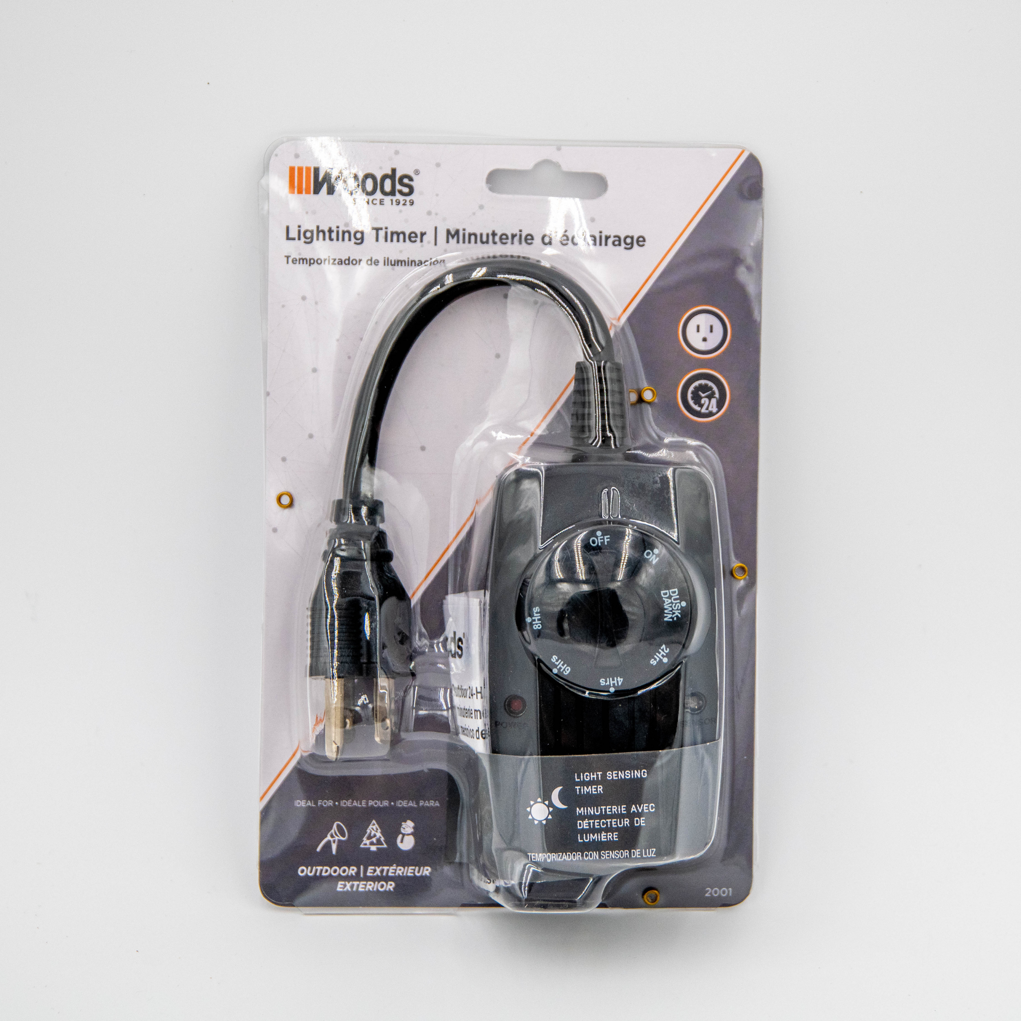 Photocell Timer "Woods 2001WDs " in package