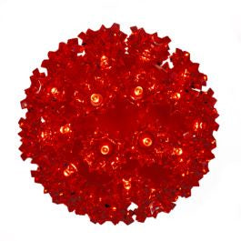 6" LED Sphere - 100L - Red