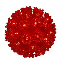 6" LED Sphere - 50L - Red